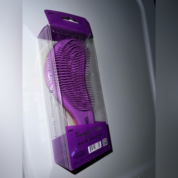 BRUSH metallic ombré glam wet/dry Detangler NEW mod modern chrome gold purple - Picture 2 of 6